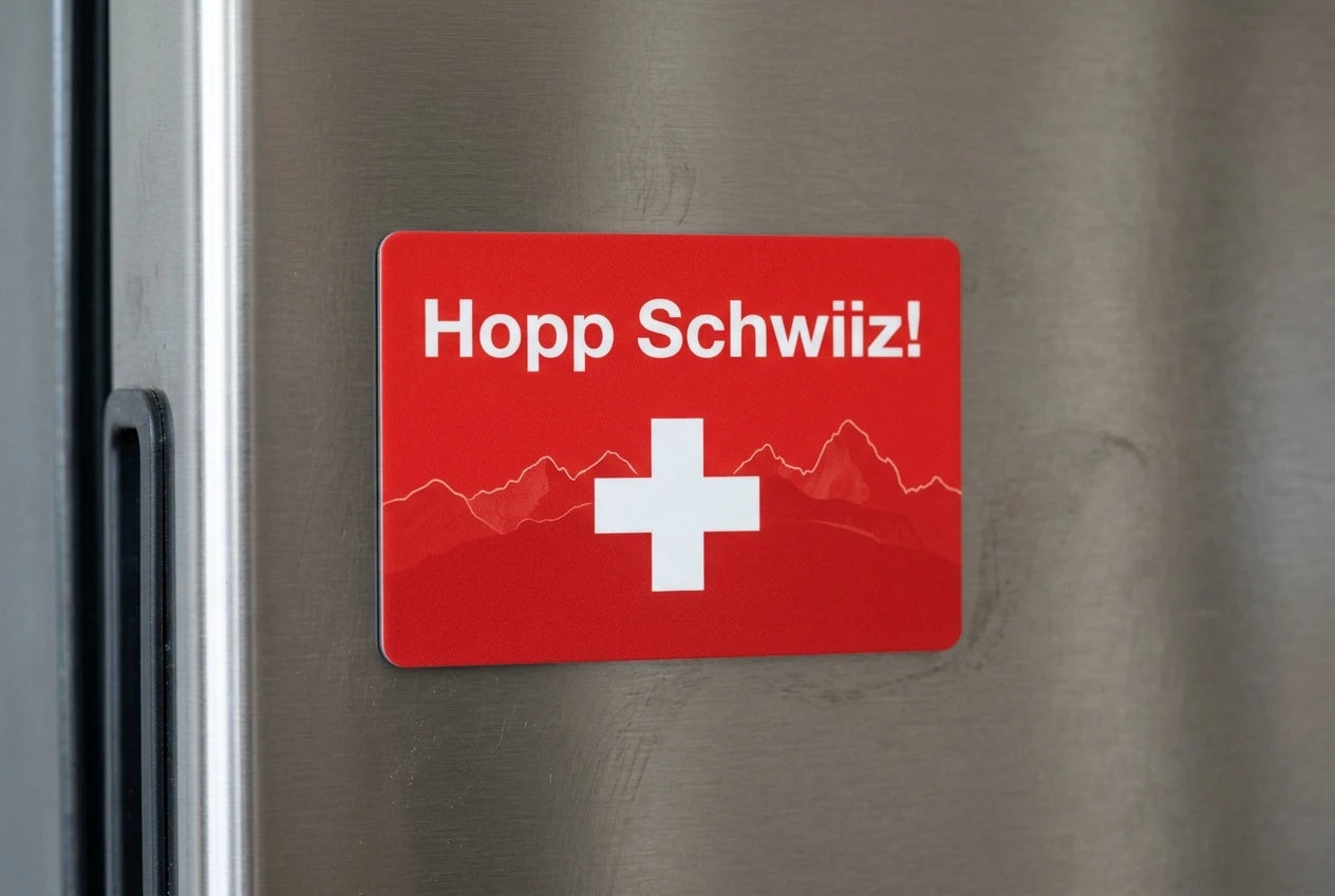 Magnet: Hopp Schwiiz!