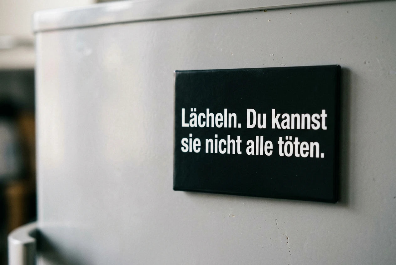 Magnet: Lächeln. Du kannst sie nicht alle töten