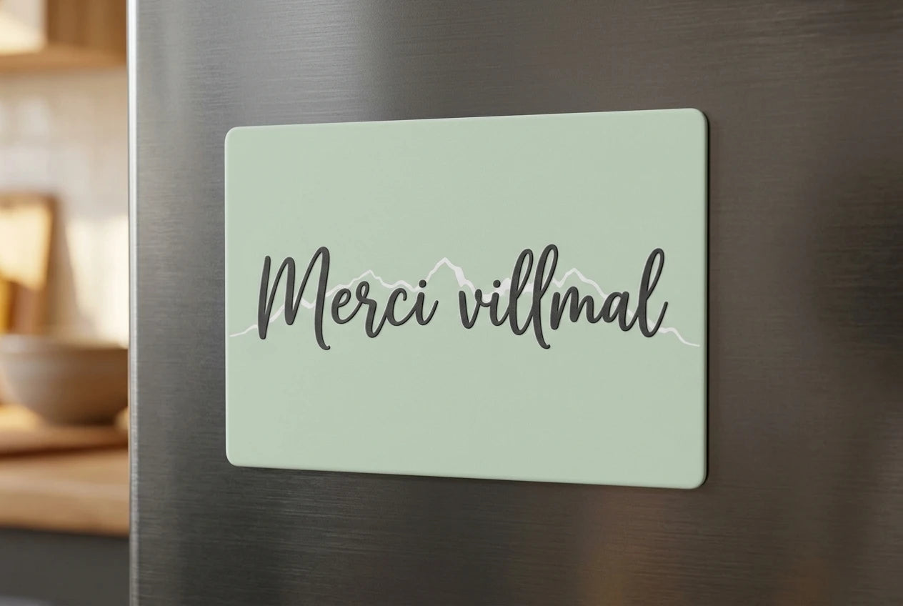 Magnet: Merci villmal