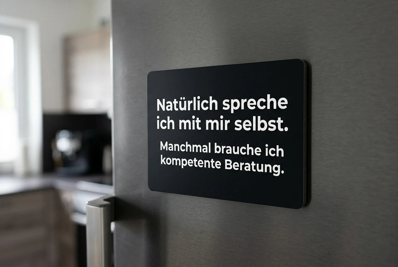 Magnet: Manchmal brauche ich kompetente Beratung